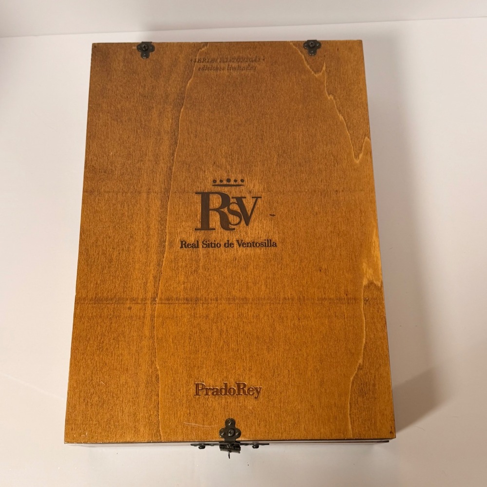 PradoRey Real Sitio de Ventosilla Wooden Wine Box Limited Edition 3 Bottle Chest